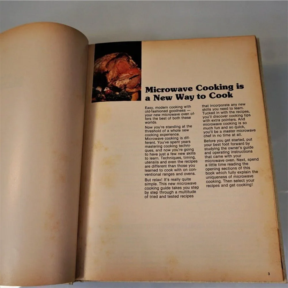 A Guide to Microwave Cooking 1981 Hardcover 400 Tested Microwave Recipes